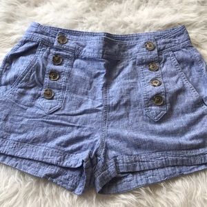 Button up express shorts